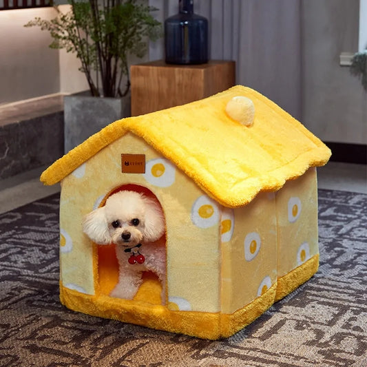 Foldable Warm Pet House Kennel