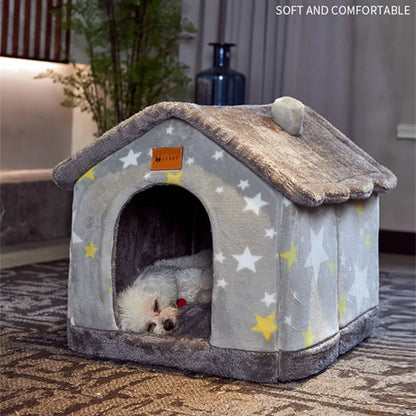 Foldable Warm Pet House Kennel