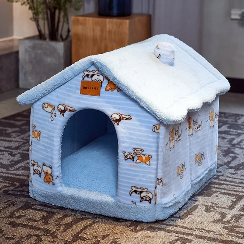 Foldable Warm Pet House Kennel