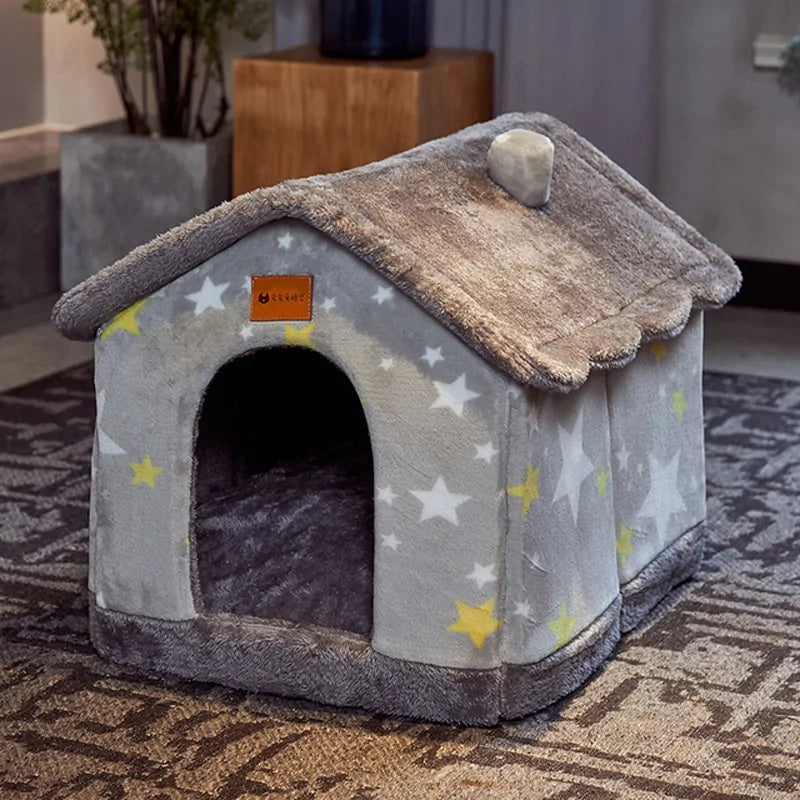 Foldable Warm Pet House Kennel